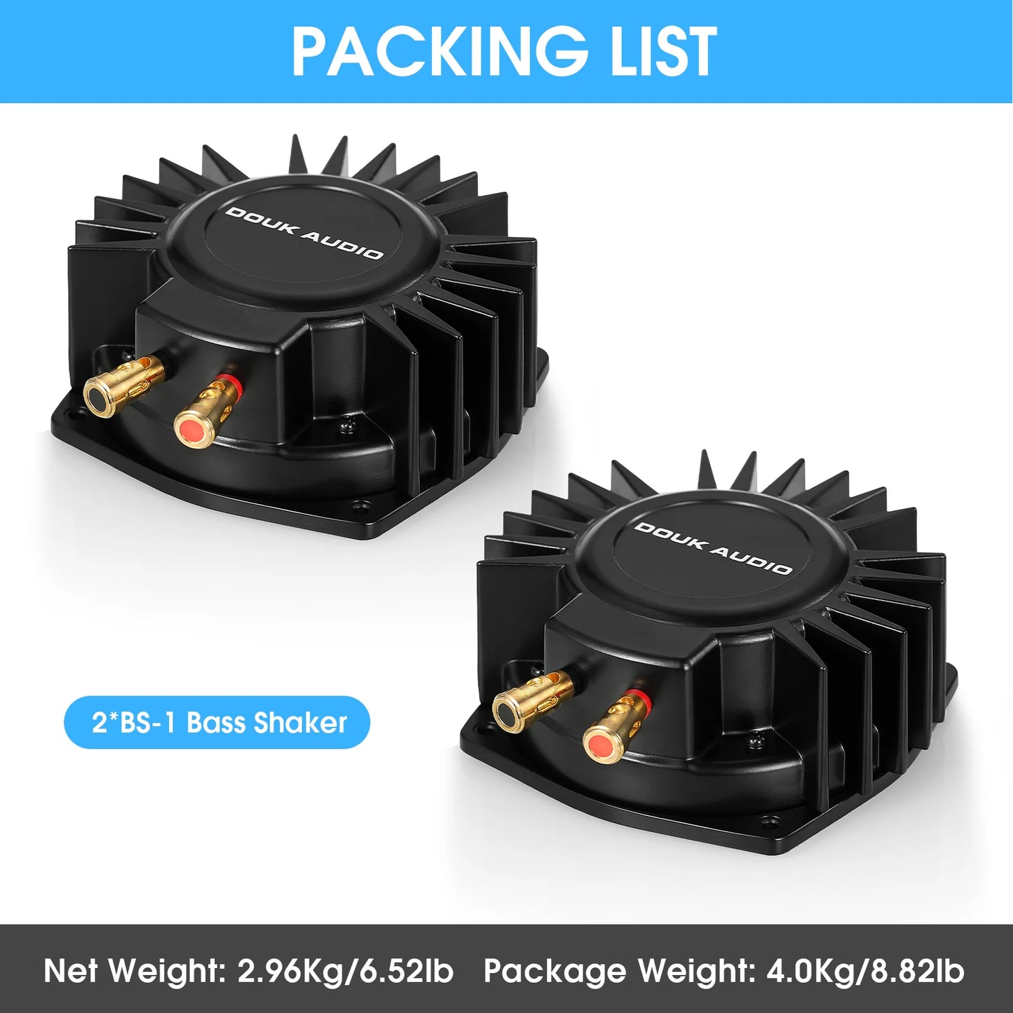 Nobsound High Power Tactile Bass Shaker 50Watt Subwoofer Transducer for Home/Car Theaters