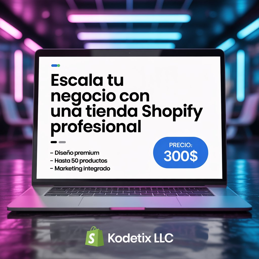Escala tu Negocio con una Tienda Shopify de Alto Rendimiento