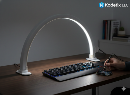 Lámpara de Arco Profesional Kodetix – 40W de Precisión Total