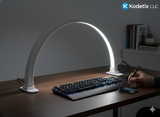 Lámpara de Arco Profesional Kodetix – 40W de Precisión Total