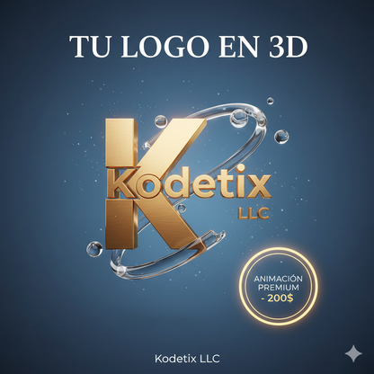 Logo 3D Motion Experience: Impacto Visual de Alto Nivel
