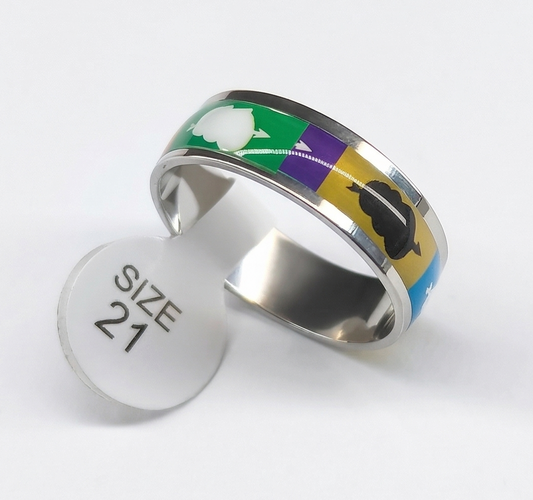 Anillos de Acero Inoxidable Quirurgico BOX1-F7-C9