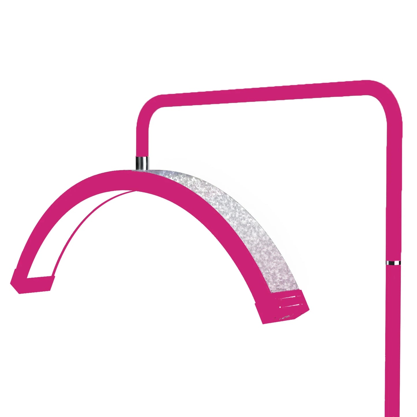 Fusitu Oversea Warehouse LED Half-Moon Shaped Light LED Lash Light With Floor Tripod Floor Video Light For Beauty Salon Makeup