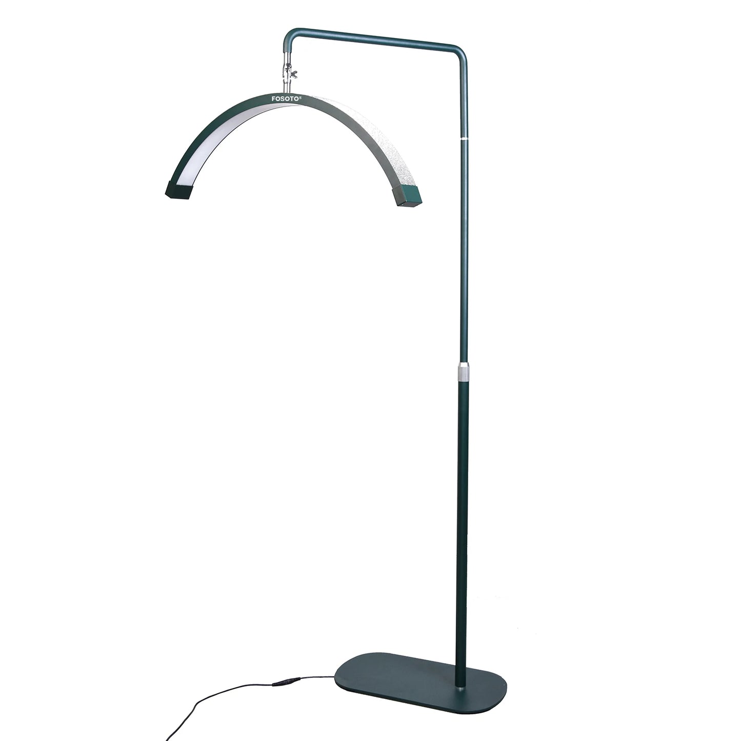 Fusitu Oversea Warehouse LED Half-Moon Shaped Light LED Lash Light With Floor Tripod Floor Video Light For Beauty Salon Makeup