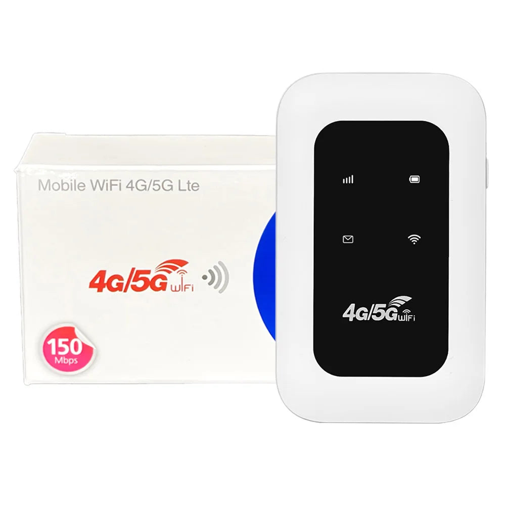 4G LTE Router Wireless Wifi Router 3000mAh Portable Pocket Mifi Modem Sim Card Slot 150Mbps Mobile Wifi Hotspot for Outdoor Car