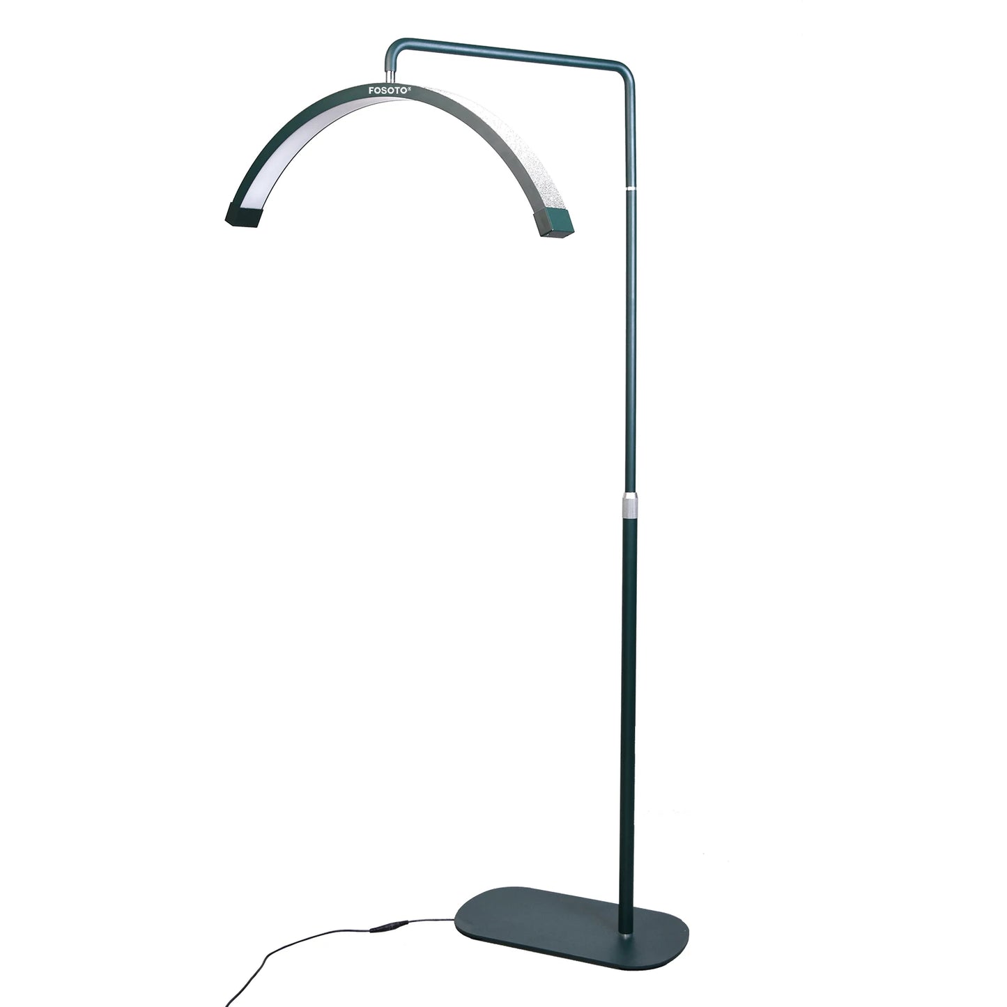 Fusitu Oversea Warehouse LED Half-Moon Shaped Light LED Lash Light With Floor Tripod Floor Video Light For Beauty Salon Makeup