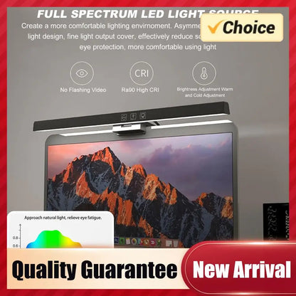 LED Monitor Light Bar Dimmable Screen Light Bar USB Powered Hanging Table Lamp for Desk/Office/Home/Game