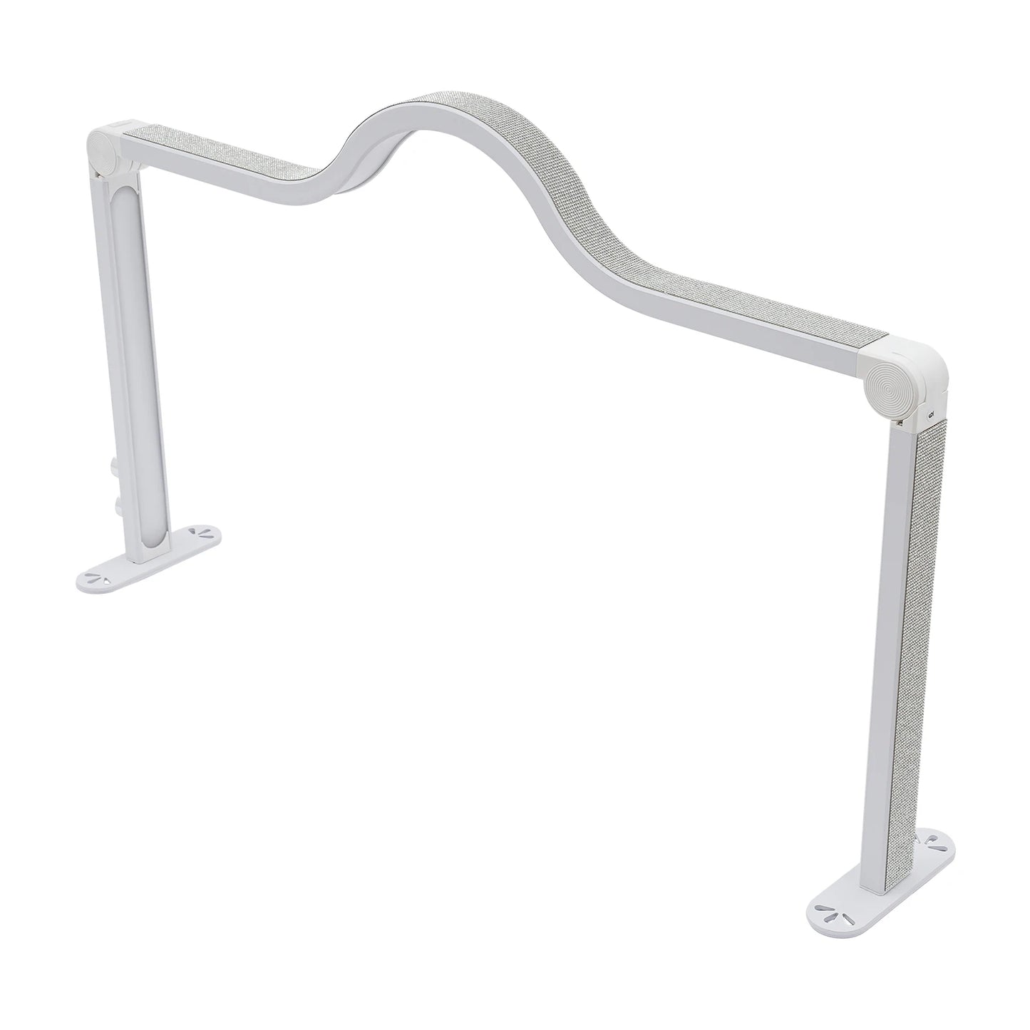 Diamonds Decorated Nail Work Lamp| Nail Lash Light| Beauty Work Desk Lamp for Nail Art, Eyelash| White/Gold