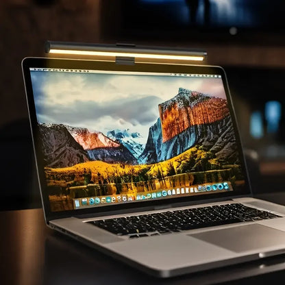 LED Monitor Light Hanging Desk Lamp - Stepless Dimming Eye-Friendly for Work And Gaming Setup