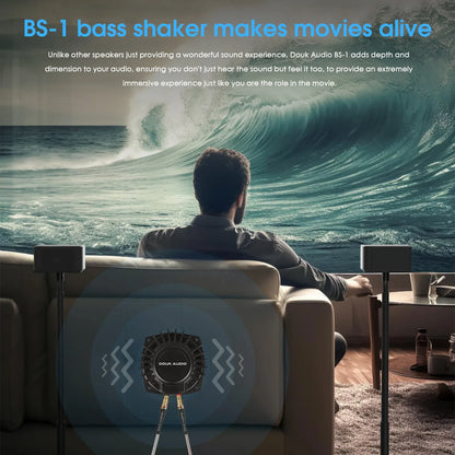 Nobsound High Power Tactile Bass Shaker 50Watt Subwoofer Transducer for Home/Car Theaters