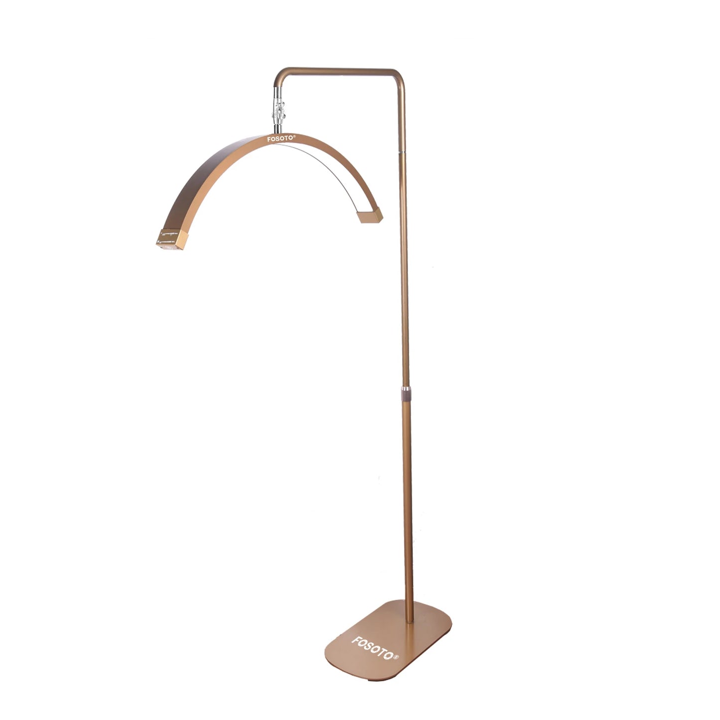 Fusitu Oversea Warehouse LED Half-Moon Shaped Light LED Lash Light With Floor Tripod Floor Video Light For Beauty Salon Makeup