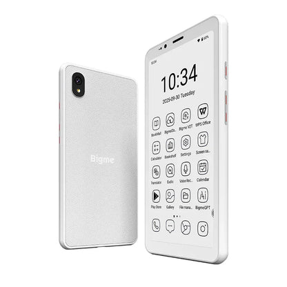 Bigme Hibreak S eBook reader, 5.84-inch E-ink electronic book, 36-level front light, 6GB+128GB, Android 14 OS paper-like ereader