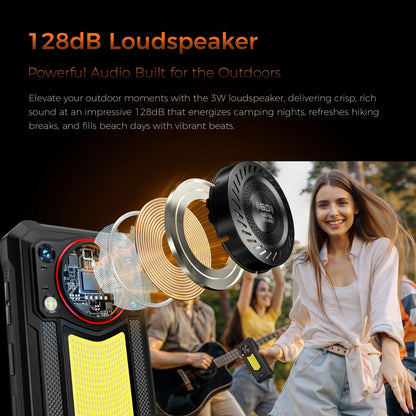 NEW OUKITEL WP53 PRO 4G Rugged Smartphone 6.52" 24GB+256GB 11000mAh 18W Android 15 NFC 50MP 128dB Speaker 36mm Cell Mobile Phone