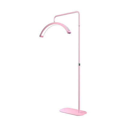 Fusitu Oversea Warehouse LED Half-Moon Shaped Light LED Lash Light With Floor Tripod Floor Video Light For Beauty Salon Makeup