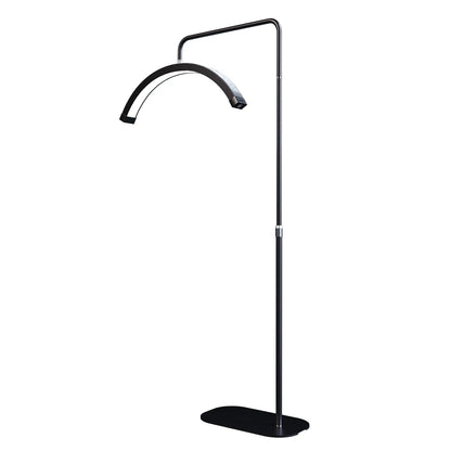 Fusitu Oversea Warehouse LED Half-Moon Shaped Light LED Lash Light With Floor Tripod Floor Video Light For Beauty Salon Makeup