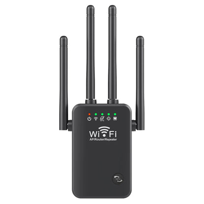 WiFi Extenders Signal Booster 2.4 GHz Wireless Internet Repeater Easy Setup 4 Antenna Long Range for Home with Ethernet Port