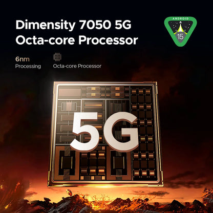 【Brand+】World Premiere DOOGEE Blade20 Turbo 5G Rugged Phone Android 15 Gemini Al 6.6'' HD+ 8GB 256GB AI Dual Camera