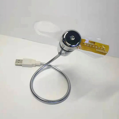 USB Fans Mini Time Display Creative Gft With LED Light New Cool Gadgets Products For Laptop PC Dropship 2025