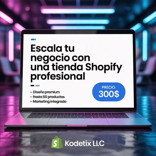 Escala tu Negocio con una Tienda Shopify de Alto Rendimiento